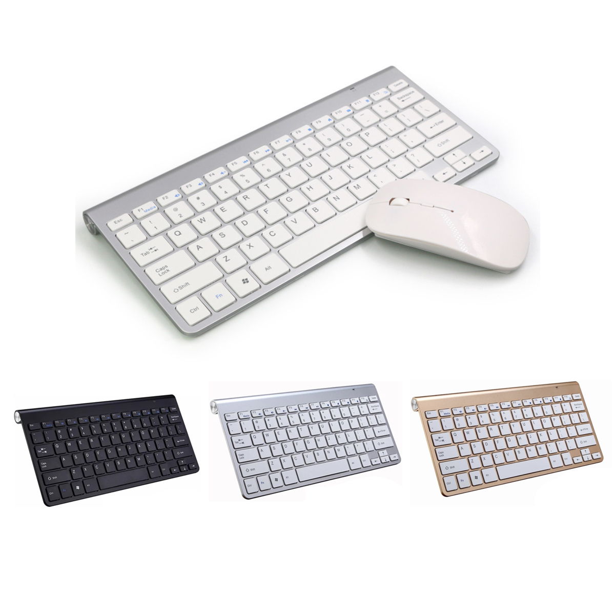 Ultra-Thin Wireless Keyboard & Mouse